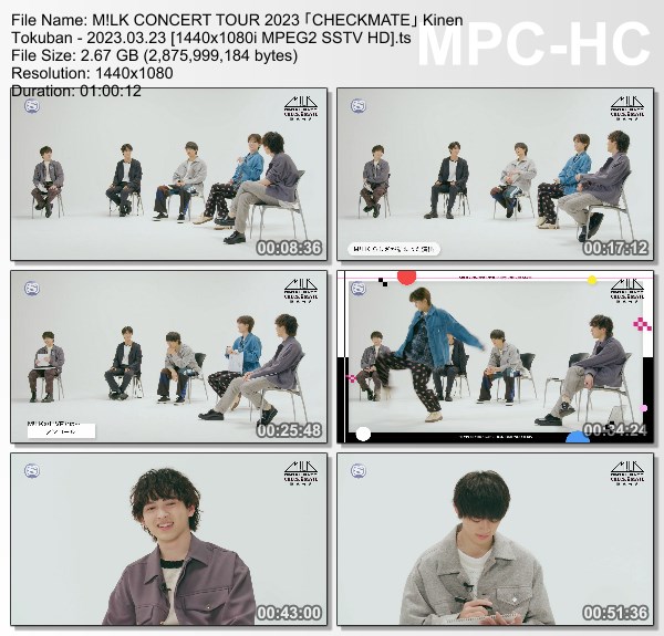 [TV-Variety] M!LK CONCERT TOUR 2023「CHECKMATE」記念特番 (SSTV 2023.03.23)