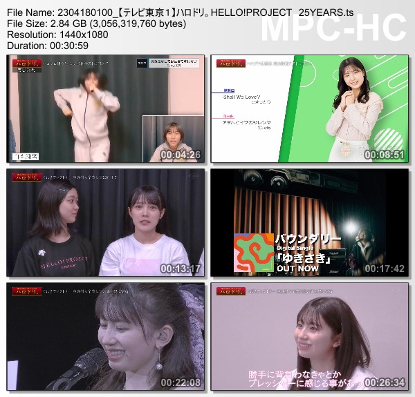 [TV-Variety] ハロドリ。 – 2023.04.17