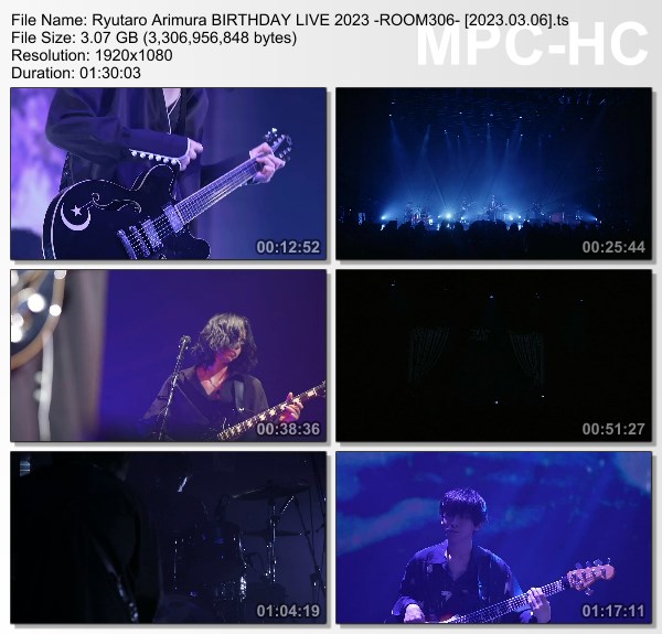 [TV-Variety] 有村竜太朗 – BIRTHDAY LIVE 2023 -ROOM306- (2023.03.06)