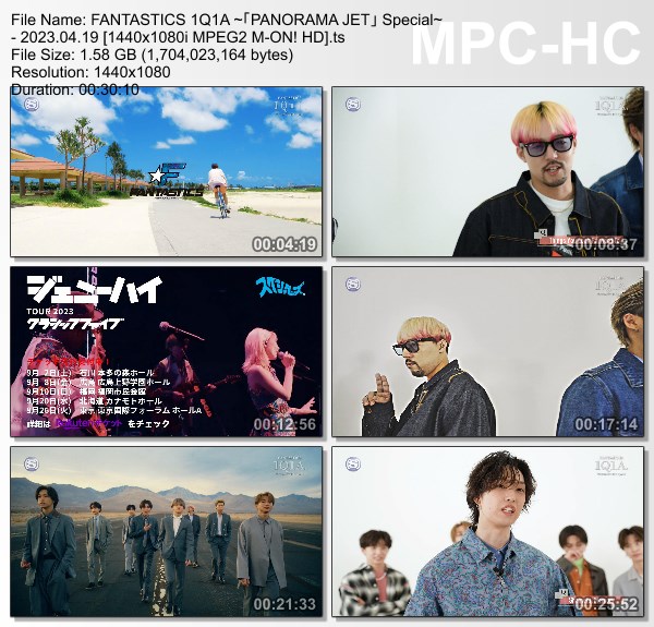 [TV-Variety] FANTASTICS from EXILE TRIBE – FANTASTICS 1Q1 ~”PANORAMA JET” Special~ (SSTV 2023.04.19)
