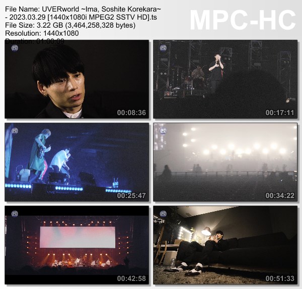 [TV-Variety] UVERworld ～今、そしてこれから～ (SSTV 2023.03.29)