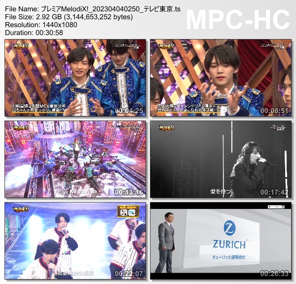 [TV-Variety] プレミアMelodiX! – 2023.04.03