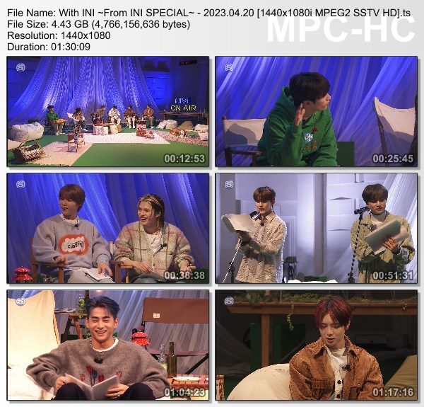[TV-Variety] INI – With INI ~From INI SPECIAL~ (SSTV 2023.04.20)
