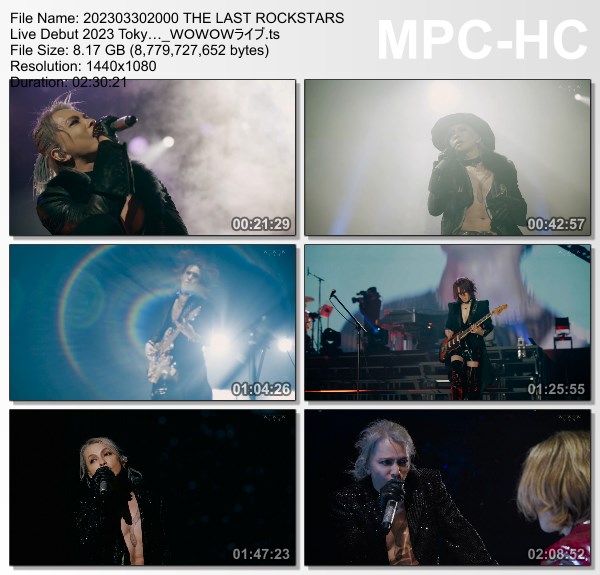 [TV-Variety] THE LAST ROCKSTARS Live Debut 2023 Tokyo – New York – Los Angeles (WOWOW Live 2023.03.30)