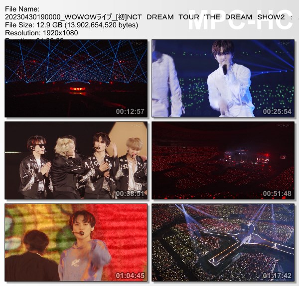 [TV-Variety] 엔시티 드림 – NCT DREAM TOUR `THE DREAM SHOW2 : In A DREAM’ – in JAPAN スペシャルダイジェスト&インタビュー (WOWOW Live 2023.04.30)