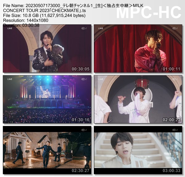 [TV-Variety] M!LK CONCERT TOUR 2023 “CHECKMATE” (TeleAsa Ch1 2023.05.07)